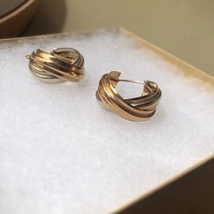 🌿 Twist earrings.